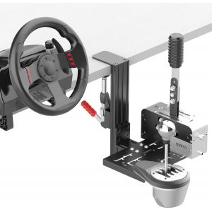 Support de bureau universel pour simulateur de course et frein à main|Compatible avec Logitech G,Thrustmaster TH8A/TSS,Fanatec Clubsport et modèles USB - Neuf