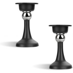 LETNERNY-Lot De 2 But&eacute;es De Porte Magn&eacute;tiques En Plastique, But&eacute;es De Porte Magn&eacute;tiques Sans Per&ccedil;age, Support De Porte Magn&eacute;tique Mural Noir Pour Salon, Salle De Bain, Cuisine - Neuf