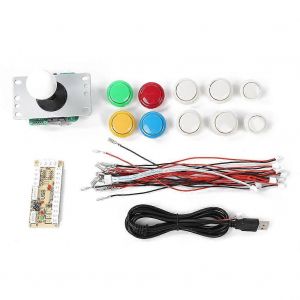 Kit De Boutons De Jeu D'arcade Diy Cy-822a,Joystick De Combat,Contr&ocirc;leur &Agrave; Bascule Pour Raspberry Pi Pc - Neuf