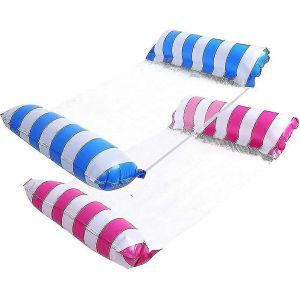 Hamac De Piscine,Lot De 2 Hamac Flottant Lit Flottant Chaise Longue Gonflable 4-En-1 - Neuf