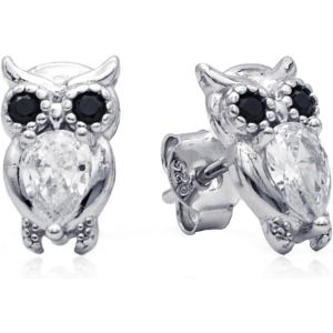 925 Silver Butterfly Earrings With Black Onyx Hypoallergenic Jewelry For Women Elegant Gift Set - Neuf