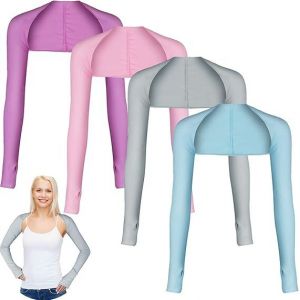 Lot De 4 Paires De Manchons Rafraîchissants Pour Les Bras, Protection Solaire, Pour Femmes Et Hommes, Avec Trou Pour Les Doigts, Pour Le Golf, La Conduite, L'équitation Et La Pêche - Neuf
