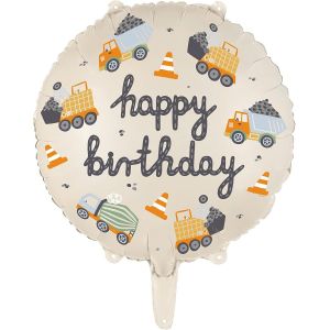 Lot De 6 Assiettes En Carton Pour Anniversaire D'enfant, Chantier, De B&eacute;ton, Grue, Pelleteuse, Anniversaire D'enfant - Neuf