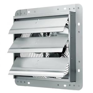 Ventilateur d'extraction &agrave; Obturateur-Duoku-305 mm-Haute Vitesse, 1 400 tr/min, 1 084 CFM, avec Moteur &agrave; Courant Alternatif - Neuf