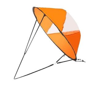 Voile De Kayak Compacte Et Pliable &iquest; Pagaie En Pvc Durable Avec Fen&ecirc;tre Transparente Pour Une Installation Facile Et Une Protection Uv &iquest; Parfaite Pour Les Cano&euml;s Et Les Bateaux Gonflables - Neuf