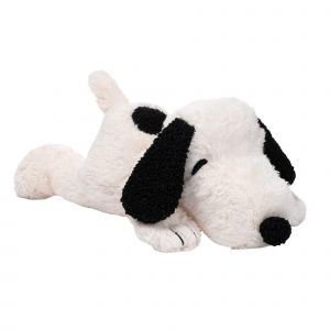 Jouet en peluche classique pour chien, blanc, rempli de polyester - Neuf