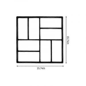 Pavé Moule Ciment Jardin Allée Bricolage Outils Béton Promenade Sentier Mate Moule 4040CM - Neuf