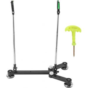 Lbgwp60-Supportde Canne À Pêche Réglable Rod Pod Support De Canne À Pêche Support De Canne À Pêche Pliable Support De Montage Au Sol Support De Canne À Pêche Support De Canne À Pêche Au Sol Noir - Neuf
