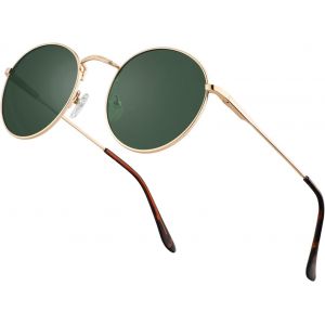 Shiba-Lunettes De Soleil Rondes Polarisées Pour Homme : Lunettes De Soleil Rondes Rétro Pour Homme Et Femme Lunettes De Soleil En [6 - Neuf