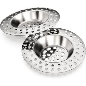 Lot de 2 filtres anti-obstruction pour évier de cuisine, filtre anti-taches pour lave-vaisselle - Neuf