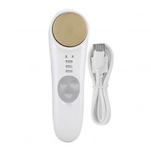 Appareil De Nettoyage Et De Rajeunissement Du Visage, Elimination Des Points Noirs, Masseur Vibrant, Instrument De Beaute, Whitegold - Neuf