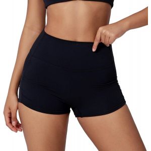 Short De Sport Pour Femme - Sans Couture - Taille Haute - Contrôle Du Ventre - Doux - Pour L'entraînement, Le Cyclisme, La Course À Pied, Le Cyclisme, Le Yoga, Le Yoga - Vêtement De Sport - Neuf