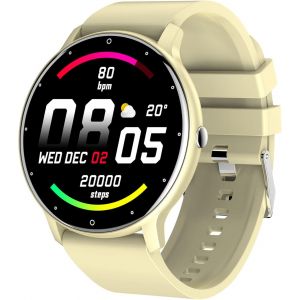 Findtime Montre Connect&eacute; De Femmes 1.28'' Hommes Smartwatch Bluetooth 5.0 Tracker D'activit&eacute; Avec Fr&eacute;quence Cardiaque Podom&egrave;tre Etanche Ip68 Pour Ios Android - Neuf