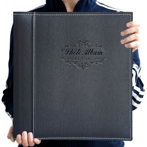 Cmjaagur-L'album Photo Peut Contenir Des Photos De 7,6 X 12,7 Cm, 10,2 X 15,2 Cm, 12,7 X 17,8 Cm, 15,2 X 20,4 Cm, Couverture En Cuir, Page Magn&eacute;tique Autocollante, Albums De Bricolage Faits [M1009] - Neuf