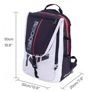 Sac à dos de tennis pliable Babolat pour femme et homme,Pure Strike,peut contenir jusqu'à 2 raquettes,2024 - Neuf