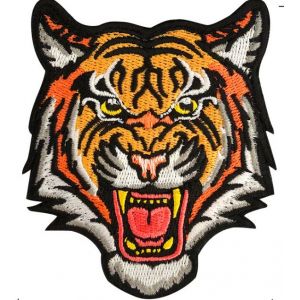 Le Terrible Patch À Rayures Du Tigre Du Bengale Brodé À Repasser Ou À Coudre - Neuf