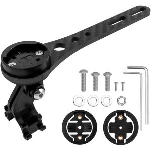 Letnerny-Bike Out Support Avant En Fibre De Carbone Pour Compteur De Vitesse Garmin Wahoo Bryton, Caméra D'action Et Lampe De Vélo - Neuf