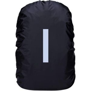 Housse De Pluie Ultral&eacute;g&egrave;re Et Imperm&eacute;able Pour Sac &Agrave; Dos Avec Bande R&eacute;fl&eacute;chissante &iquest; Protection Portable, R&eacute;glable, Anti-Poussi&egrave;re Et Anti-Neige Pour Les Aventures En Plein Air - Neuf