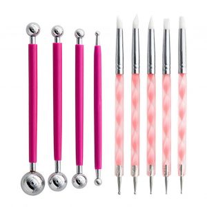 9pcs Outils En Argile Plastique C&eacute;ramique Poterie Sculpture Outil Set Enfants Outils En Argile - Neuf