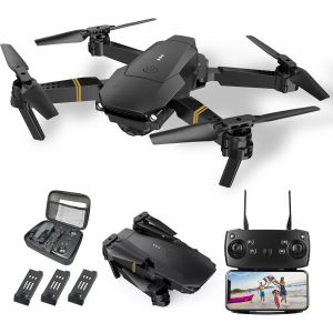 Letnerny-Drone Avec Caméra 1080p Débutant Rc Quadcopter, Drone Pour Enfants, Fpv Live Video, Altitude Hold, One Key Take Off/Landing, 3d Flip. Cadeaux Pour Filles/Garçons-Huanchenda - Neuf
