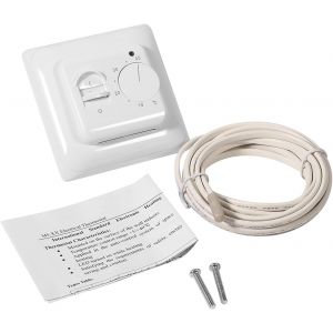 Thermostat De Chauffage Manuel De Thermostat Non Programmable Pour Le Commutateur De Commande De Temp&eacute;rature M&eacute;canique De Climatisation De Plancher De Pi&egrave;ce - Neuf