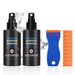 Dissolvant Colle,Decolle Etiquette,Dissolvant Colle et Adhesif,Voiture Adh&eacute;sif Remover,D&eacute;tache Colle,Retirez Rapidement les Etiquettes et les R&eacute;sidus d' Adh&eacute;sif des Surfaces-100ml - Neuf