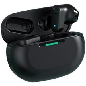 MEVRONISSHOP-couteurs de sport sans fil Bluetooth avec bo&icirc;tier de chargement pour entra&icirc;nement, conduite, marche, course &agrave; pied, t&eacute;l&eacute;vision, t&eacute;l&eacute;phone, ordinateur portable, musique, noir - Neuf