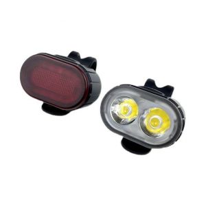 Ensemble D'éclairages Led Rechargeables Usb Pour Vtt - Feux Avant Et Arrière Avec Fixation Sécurisée, Étanches, Longue Durée De Vie Pour La Conduite De Nuit - Neuf