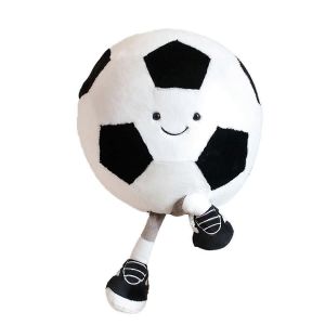 Poup&eacute;e Avec Des Pieds Poup&eacute;e En Peluche Jouets Carte Amour Coussin En Peluche Forme Amusante Poup&eacute;e En Peluche Coussin Maison En Peluche Ornement Football - Neuf