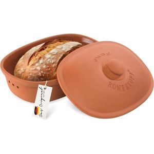 Subzonal-R&ouml;mertopf Pot &Agrave; Pain En C&eacute;ramique, Id&eacute;al Pour Conserver Le Pain Et Les P&acirc;tisseries 30x21cm - Neuf