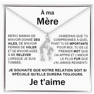 Kales-Collier Pour Mère Et Fils Or,Argent-Idées Cadeaux Pour Elle Événement Spécial,Fête Des Mères,Anniversaire Ou Noël-Coffret Avec Dédicace Comprise - Neuf