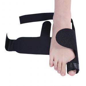 Oignon Correcteur Pour Les Femmes Et Les Hommes, 2 Pcs Attelle Hallux Valgus, Orteil R&eacute;glable S&eacute;parateurs, Noir Gros Orteil De L'alignement Des Plaquettes - Neuf