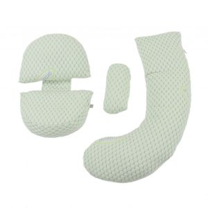 Oreiller De Grossesse, Oreiller De Soutien De Grossesse, Oreiller De Maternit&eacute; D&eacute;tachable En Forme De U Pour Les Femmes Enceintes (Vert) - Neuf