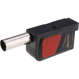 Ulteronixshop-Ventilateur de Barbecue &eacute;lectrique, Souffleur Ventilateur Soufflet Allume Feu Barbecue, Soufflet Chemin&eacute;e, Petit Souffleur Electrique Mini Poche &eacute;lectrique (Noir) - Neuf