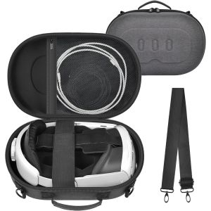 &Eacute;tui Pour Meta Quest 3S/Quest 3 512 Go - Sac De Rangement Pour Casques De R&eacute;alit&eacute; Virtuelle - Convient Pour 2 Manettes Touch Plus, Dragonnes, Adaptateur D'Alimentation, C&acirc;ble De Charge, Pile[Z885] - Neuf