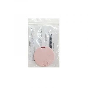 Mini Traqueur Gps Bluetooth 5.0,Dispositif Anti-Perte Rond,Animal De Compagnie,Chien,Chat,Enfants,Sac,Portefeuille- Pink-A-C702 - Neuf