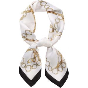 Tzf-Femme Foulard Soie Ressentir Carré Foulards Satin De Soie Mouchoir Echarpe - Neuf
