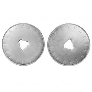 Lot de 2 lames de rechange universelles pour cutter rotatif circulaire (28 mm) - Neuf