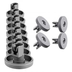 12PCS Roues de lave-vaisselle Roues de panier inférieur pour AEG Electrolux FAVORIT Zanussi Roues de lave-vaisselle - Neuf