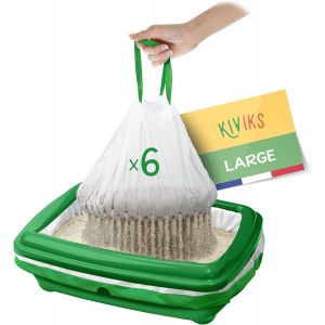 Shiliu-Pack De 6 Sacs À Litière Filtrants Anti-Gaspi (Large)[1780] - Neuf