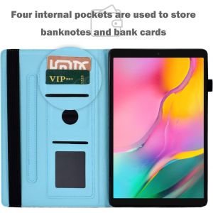 Etui Coque Compatible Avec Samsung Galaxy Tab A 10.1 2019 T510 T515, Coque Tablette Samsung Galaxy Tab A, Cuir Pu Avec Fonction Support Pour Sm-T510/T515 (Lapin Moe) - Neuf