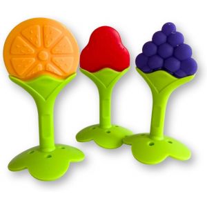 Anneau Dentition Bebe R&eacute;frig&eacute;rant,Jouet Dent Pour Bebe-Soulagement Gencives,Anneau Apaisant,Jouet Ludique Et Amusant,Jouet Bain Bebe Et Pouss&eacute;e Dentaire - Neuf