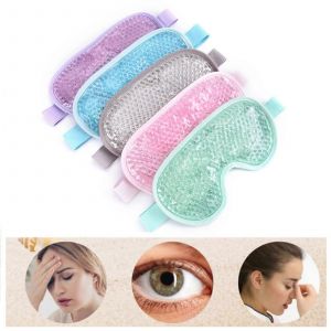 Masque Rafra&icirc;chissant Pour Les Yeux Gonfl&eacute;s, Masque Chaud/Froid R&eacute;utilisable, Vert - Neuf