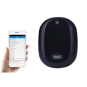 Traceur GPS 4G pour enfants et personnes &acirc;g&eacute;es avec bouton SOS, appels vocaux et suivi en temps r&eacute;el - Neuf