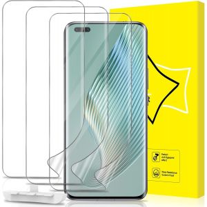 TRAHOO-Lot de 3, Protection Ecran pour Honor Magic 5 Pro [Non-Verre] [Vitre Protecteur 9H Duret&eacute;] [Sans Bulles] [Anti-rayures] Films de Protection en TPU Flexible Compatible avec Honor Magic 5 Pro 5G - Neuf