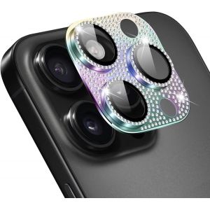 Kal-Cam&eacute;ra Protecteur Compatible Avec Iphone 16 Pro/Iphone 16 Pro Max, [Ultra Hd] [ 9h Duret&eacute; ] Anti Rayures Verre Tremp&eacute; Diamant Cam&eacute;ra Coque Cover Pour Iphone 16 Pro/Iphone 16 Pro Max, Color&eacute; - Neuf