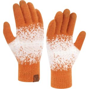 Femmes Hiver Gants Tactiles Thermique Pour Temps Froid Tricot Poignet Elastique Gants Chaud Cadeau Femme Noel - Neuf