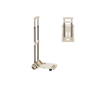 Chariot de manutention pliable avec roues et corde &eacute;lastique pour le transport de marchandises - Neuf