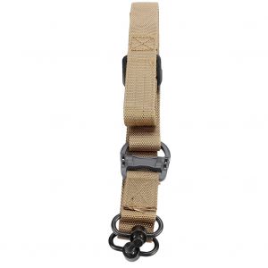 Sangle De Fusil Tactique Reglable A 2 Points, Double Qd, Sangle De Chasse, Corde, Ceinture, Couleur Boue - Neuf