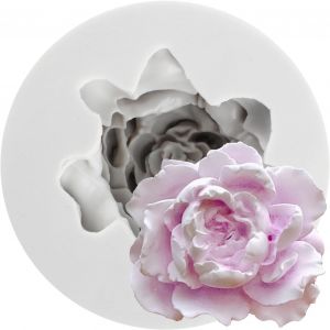 Kal-Moule En Silicone En Forme De Pivoine Pour Décoration De Gâteau, Pâte À Sucre, Pâte À Sucre, Pâte Polymère - Neuf